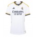 Real Madrid David Alaba #4 Domaci Dres za Ženska 2023-24 Kratak Rukav